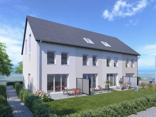 Reihenendhaus zum Kauf - Erstbezug 519.900 € 5,5 Zimmer 136 m² 251 m² Grundstück Am alten Bahnhof 6-8 Wolfskehlen Riedstadt / Wolfskehlen 64560