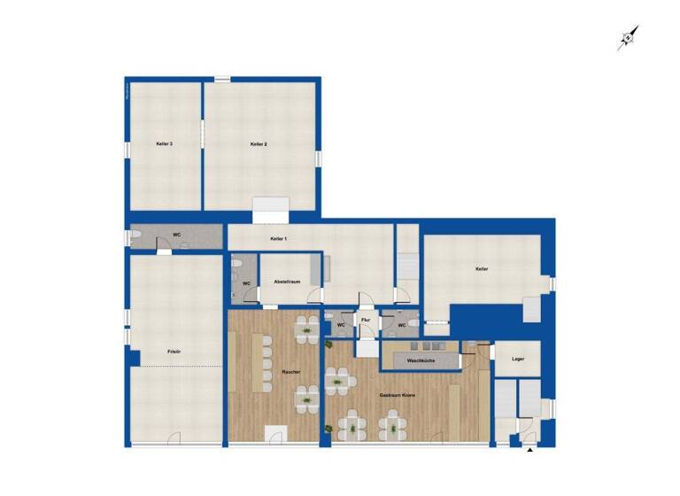 Gewerbeobjekt zum Kauf als Kapitalanlage geeignet 1.200.000 € 19 Zimmer 960 m² 750 m² Grundstück Stadtgebiet St. Georgen 78112