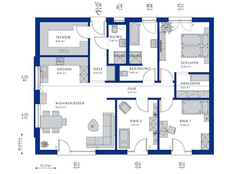 Bungalow zum Kauf 704.800 € 4 Zimmer 112 m² 610 m² Grundstück Zell am Main 97299