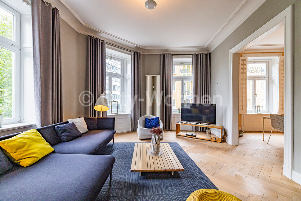 Wohnung zur Miete Wohnen auf Zeit 2.850 € 4 Zimmer 100 m²<br/>Wohnfläche 01.03.2025<br/>Verfügbarkeit Wexstraße Neustadt Hamburg 20355