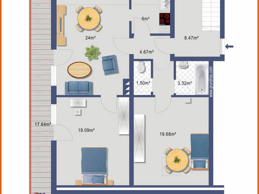 Wohnung zum Kauf 135.000 € 3 Zimmer 80,9 m² 3. Geschoss Lindberg 94227
