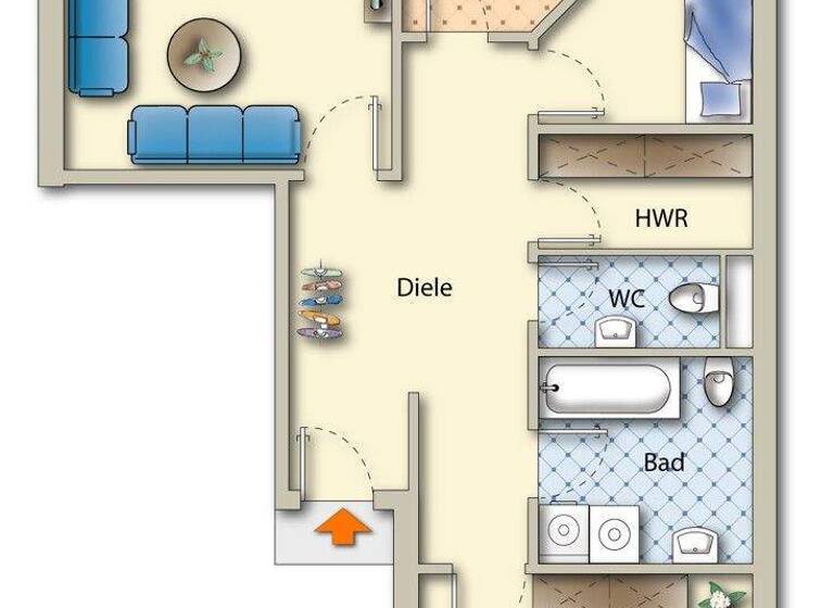 Wohnung zur Miete 725 € 3 Zimmer 93 m² Diepholz 49356