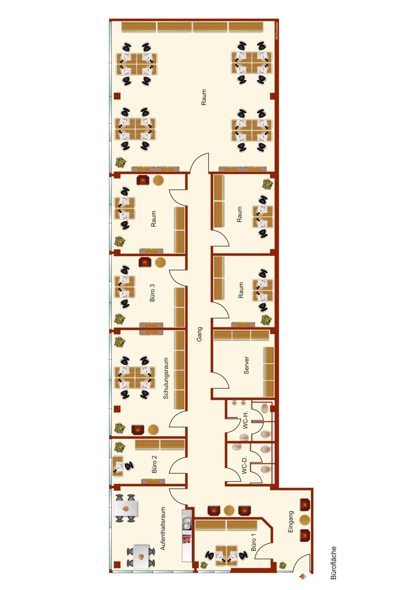 Bürofläche zur Miete 10,01 € 10 Zimmer 354,8 m²<br/>Bürofläche Bavariaring 10 Kaufbeuren Kaufbeuren 87600