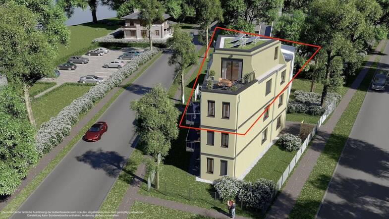 Penthouse zum Kauf - Neubau provisionsfrei 989.000 € 3 Zimmer 142,9 m² 2. Geschoss Kanalstr. 1A Rahnsdorf Berlin 12589