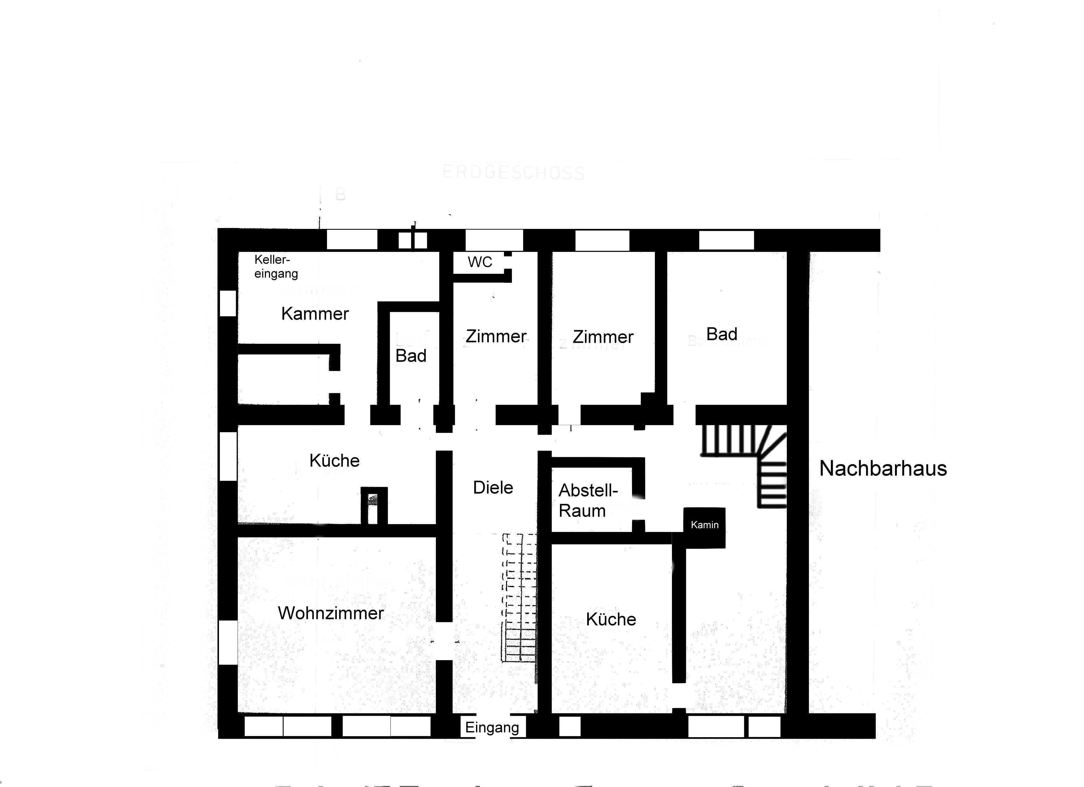 Bauernhaus zum Kauf 259.000 € 250 m²<br/>Wohnfläche 810 m²<br/>Grundstück Großhaslach Petersaurach 91580