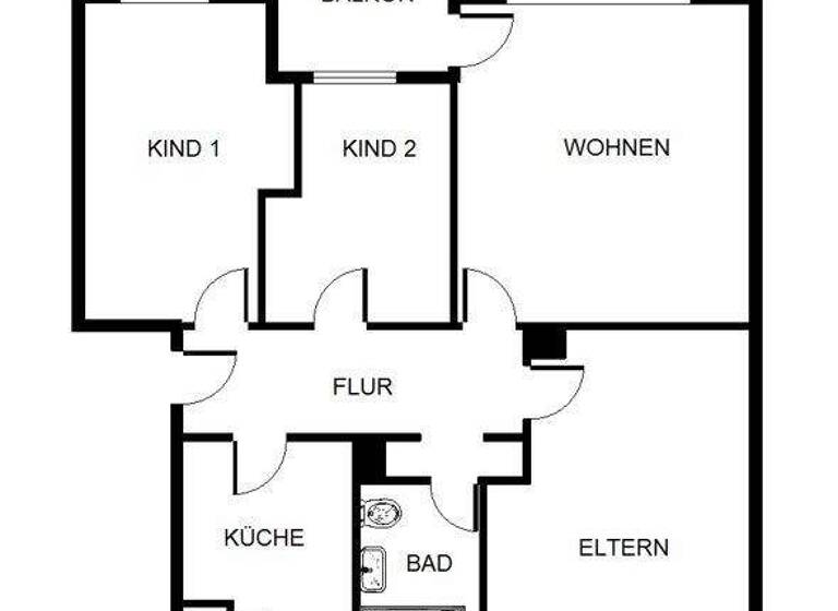 Wohnung zur Miete 608 € 4 Zimmer 70 m² 3. Geschoss frei ab 08.03.2026 Leithestr. 126 Ückendorf Gelsenkirchen 45886