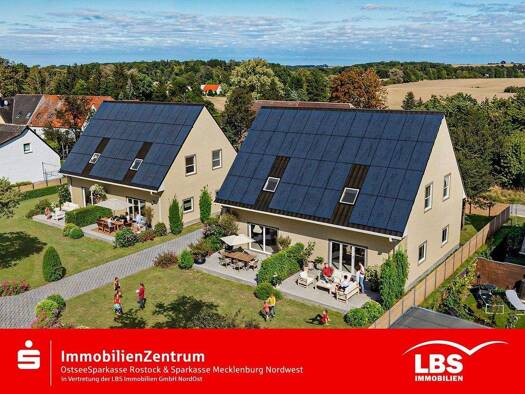 Doppelhaushälfte zur Miete - Erstbezug 1.659 € 4 Zimmer 103 m² 136,6 m² Grundstück frei ab 01.04.2026 Gersdorf Biendorf 18230