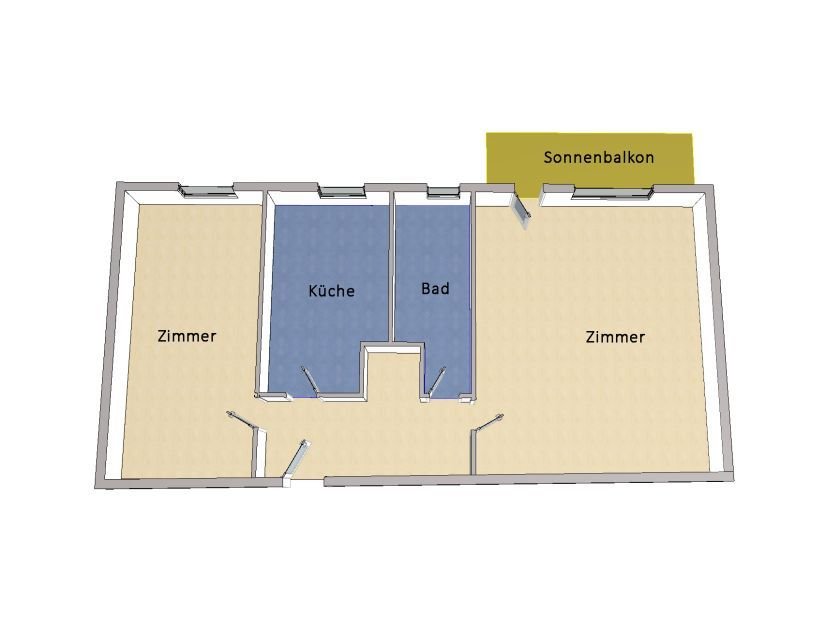 Wohnung zum Kauf 229.000 € 2 Zimmer 52 m²<br/>Wohnfläche Mariendorf Berlin 12109