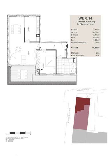 Wohnung zum Kauf provisionsfrei 143.400 € 2 Zimmer 98 m² frei ab sofort Kamperdickstraße Stadtkern Kamp-Lintfort 47475