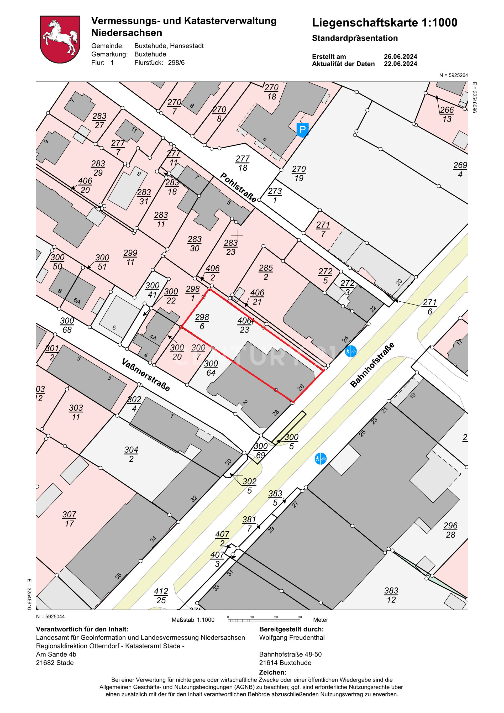 Bürofläche zum Kauf 998.000 € 7 Zimmer 356,7 m²<br/>Bürofläche Buxtehude Buxtehude 21614