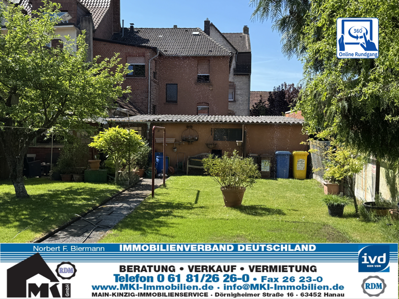Haus zum Kauf 375.000 € 6 Zimmer 120 m² 575 m² Grundstück Großauheim Hanau 63457