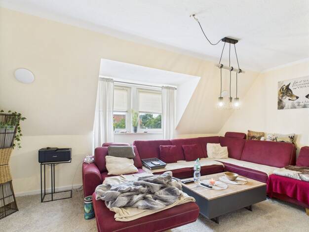 Wohnung zur Miete 510 € 3 Zimmer 51 m² Dachgeschoss frei ab 01.09.2025 Alt-Kücknitz / Dummersdorf / Roter Hahn Lübeck 23569