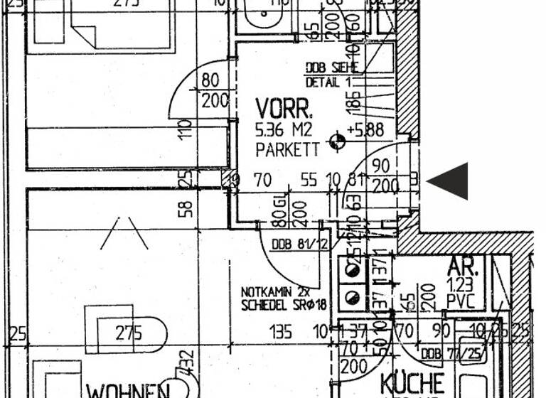 Wohnung zur Miete 256 € 2 Zimmer 49,6 m² 2. Geschoss frei ab 01.07.2026 Karl-Zeller-Straße Hinterberg Steyr 4400