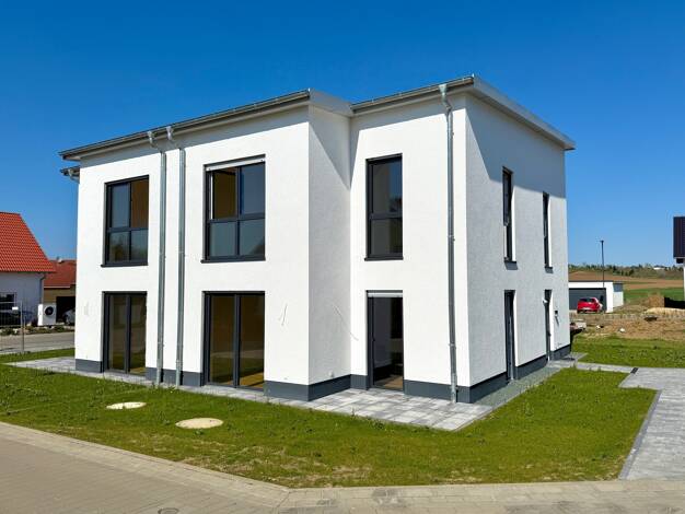 Doppelhaushälfte zum Kauf - Neubau 449.000 € 4 Zimmer 106 m² 250 m² Grundstück frei ab sofort Muschenheim Lich 35423