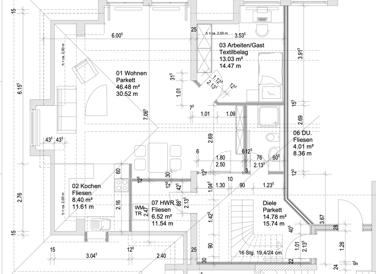 Maisonette zum Kauf 595.000 € 3 Zimmer 122 m² 3. Geschoss Fördepromenade 20 Mürwik Flensburg 24944