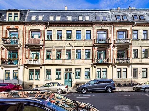 Wohnung zur Miete 700 € 3 Zimmer 77 m² 2. Geschoss frei ab 15.12.2025 Wöhlerstraße 12 Mickten Dresden 01139