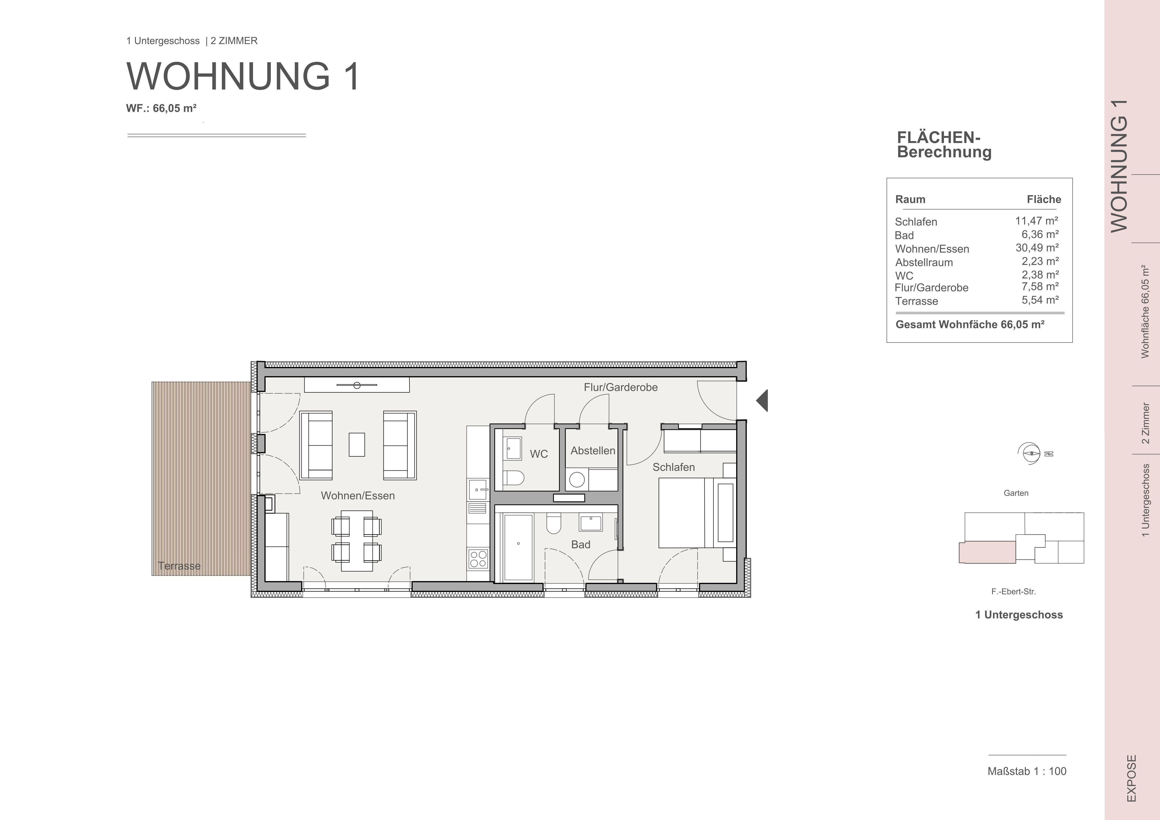 Wohnung zum Kauf provisionsfrei als Kapitalanlage geeignet 278.257 € 2 Zimmer 67,1 m²<br/>Wohnfläche Friedrich Ebert Straße 9 Nordvorstadt Weimar 99423