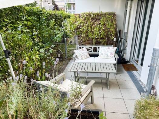 Terrassenwohnung zur Miete 2.000 € 2 Zimmer 55 m² Geschoss EG/6 frei ab sofort Schwabing-Freimann München 80804