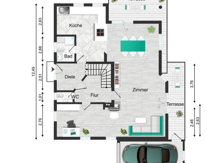 Einfamilienhaus zum Kauf 894.500 € 6 Zimmer 215 m² 488 m² Grundstück Königsbrunn 86343