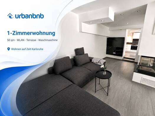 Wohnung zur Miete auf Zeit 990 € 1 Zimmer 50 m² frei ab 30.11.2026 Am Wetterbach Grünwettersbach Grünwettersbach 76228