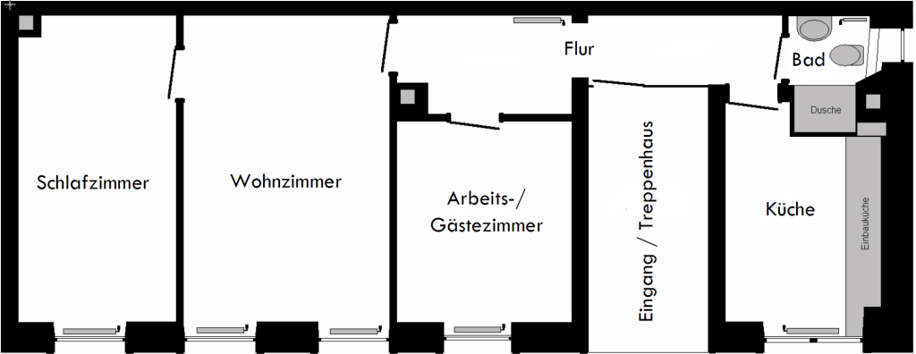 Wohnung zur Miete Wohnen auf Zeit 1.898 € 3 Zimmer 70 m²<br/>Wohnfläche 23.11.2024<br/>Verfügbarkeit Rohrbacher Straße Weststadt - Ost Heidelberg 69115