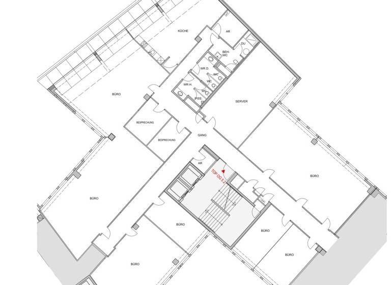 Büro zur Miete 13,50 € Wiedner Hauptstraße Wien 1050