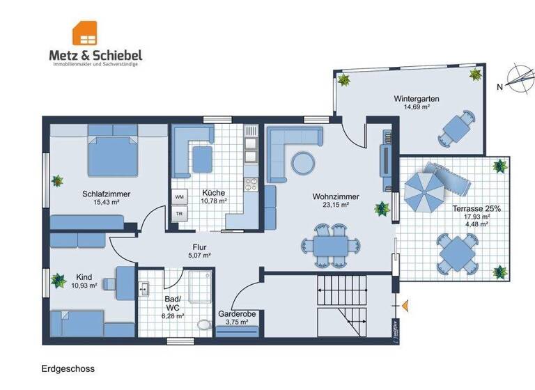 Mehrfamilienhaus zum Kauf 620.000 € 7 Zimmer 220 m² 284 m² Grundstück Erbenheim Wiesbaden 65205
