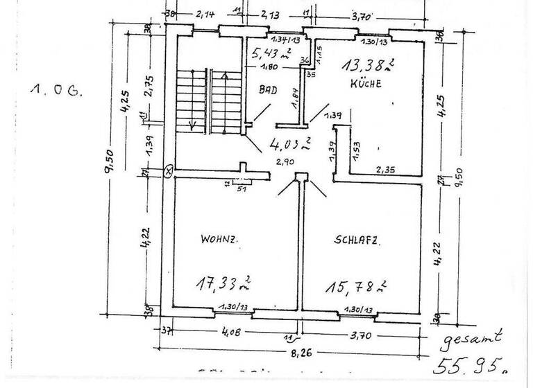 Studio zur Miete 530 € 2 Zimmer 56 m² frei ab sofort Konz 54329