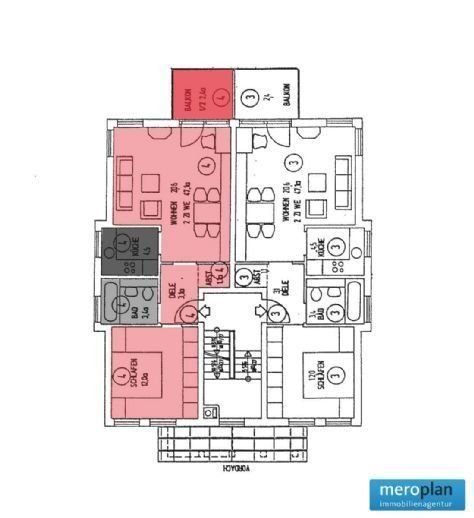 Studio zum Kauf als Kapitalanlage geeignet 98.500 € 2 Zimmer 47,7 m²<br/>Wohnfläche Angergasse 5 Gaberndorf Weimar 99428