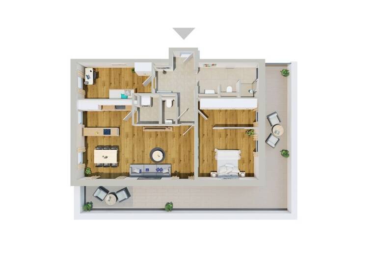 Wohnung zur Miete 1.970 € 3 Zimmer 112,5 m²<br/>Wohnfläche 3.<br/>Geschoss Deggendorf Deggendorf 94469