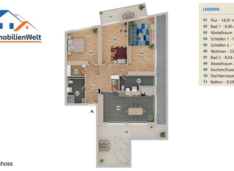 Loft zum Kauf - Erstbezug provisionsfrei 882.000 € 3 Zimmer 131,3 m² Göttingen 37085