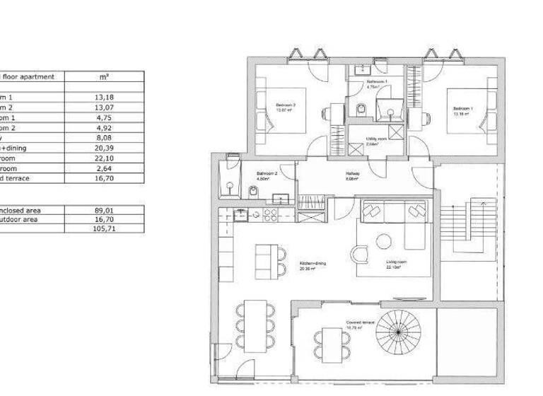 Wohnung zum Kauf 590.000 € 3 Zimmer 97 m² 2. Geschoss Primosten Primosten