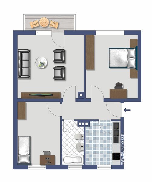 Wohnung zur Miete 561 € 2,5 Zimmer 56,5 m²<br/>Wohnfläche 05.02.2025<br/>Verfügbarkeit Lessingstr. 50 Kern Heidenheim 89522