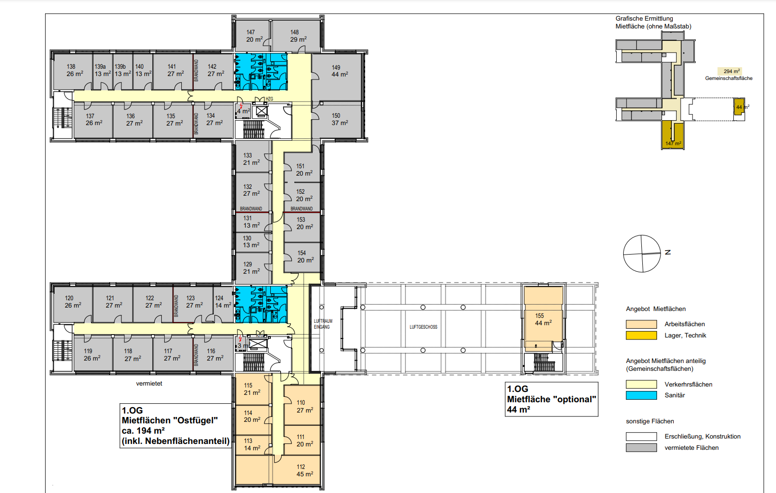 Bürofläche zur Miete provisionsfrei 10.980 € 757 m²<br/>Bürofläche Lessingstraße Wilhelmsruh Berlin 13158