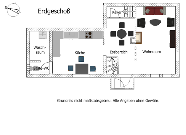 Einfamilienhaus zum Kauf provisionsfrei 195.000 € 5 Zimmer 109 m² 152 m² Grundstück Ennerich Runkel 65594