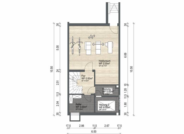 Reihenmittelhaus zum Kauf 265.000 € 4 Zimmer 100 m² 188 m² Grundstück Ellenerbrok-Schevemoor Bremen 28325
