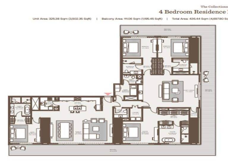 Wohnung zum Kauf - Erstbezug provisionsfrei 5.523.123 € 5 Zimmer 436,4 m² Dubai