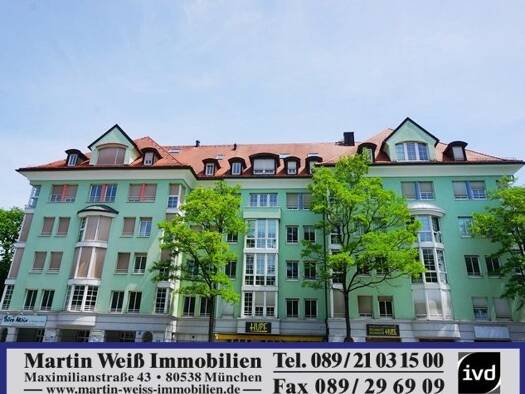 Bürofläche zum Kauf als Kapitalanlage geeignet 3.070 € 20 Zimmer 570 m² teilbar von 250 m² bis 320 m² München 81377