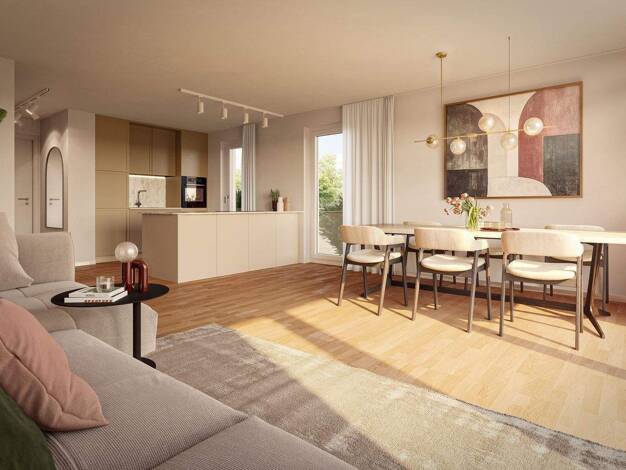 Terrassenwohnung zum Kauf - Neubau provisionsfrei 969.000 € 5 Zimmer 107,8 m² EG Hofstattstraße 17 Aschheim 85609