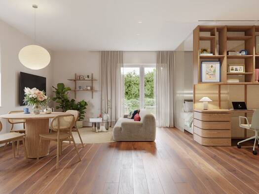 Wohnung zur Miete - Erstbezug 995 € 1 Zimmer 51,8 m² 1. Geschoss frei ab 01.12.2026 Berner Chaussee 35 Bramfeld Wandsbek 22175