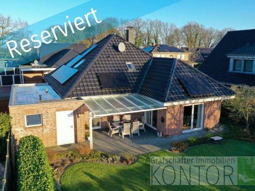 Bungalow zum Kauf 459.000 € 4 Zimmer 136,5 m² 525 m² Grundstück frei ab 01.03.2026 Nordhorn 48531
