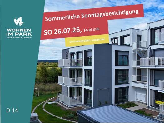 Wohnung zum Kauf - Neubau provisionsfrei 463.900 € 3 Zimmer 89,1 m² 2. Geschoss Am Simontalgraben 23 Langenau 89129