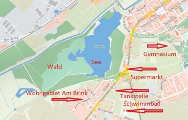 Grundstück zum Kauf provisionsfrei als Kapitalanlage geeignet 140.400 € 2.340 m² Grundstück Zum Glockshimmelsberg 1 c-f Friedland Friedland 17098