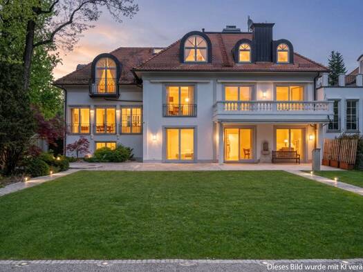 Villa zum Kauf 9.800.000 € 6 Zimmer 366 m² 1.004 m² Grundstück Bogenhausen München 81925