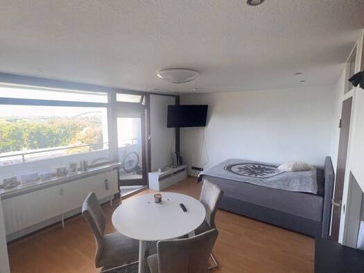Studio zur Miete 690 € 1 Zimmer 39 m² Geschoss 8/17 frei ab 01.10.2026 Im Mainfeld 42 Niederrad Süd 60528