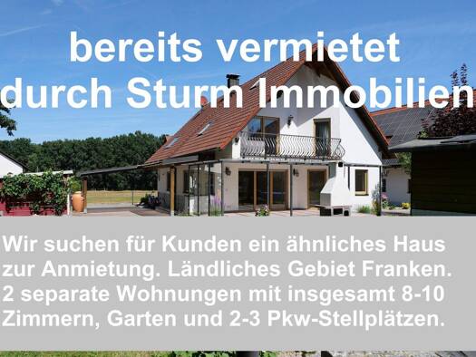 Einfamilienhaus zur Miete 2.200 € 8 Zimmer 241 m² 790 m² Grundstück frei ab sofort Klebheim Heßdorf 91093