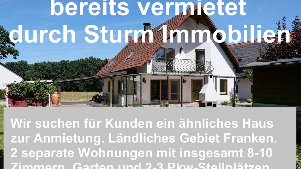 Einfamilienhaus zur Miete 2.200 € 8 Zimmer 241 m² 790 m² Grundstück frei ab sofort Klebheim Heßdorf 91093