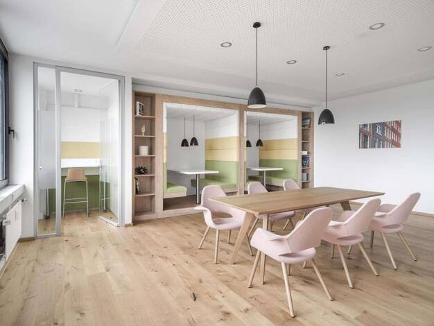 Bürofläche zur Miete provisionsfrei 35 m² Bürofläche teilbar ab 7 m² Hahnstraße 70 Niederrad Frankfurt am Main 60528