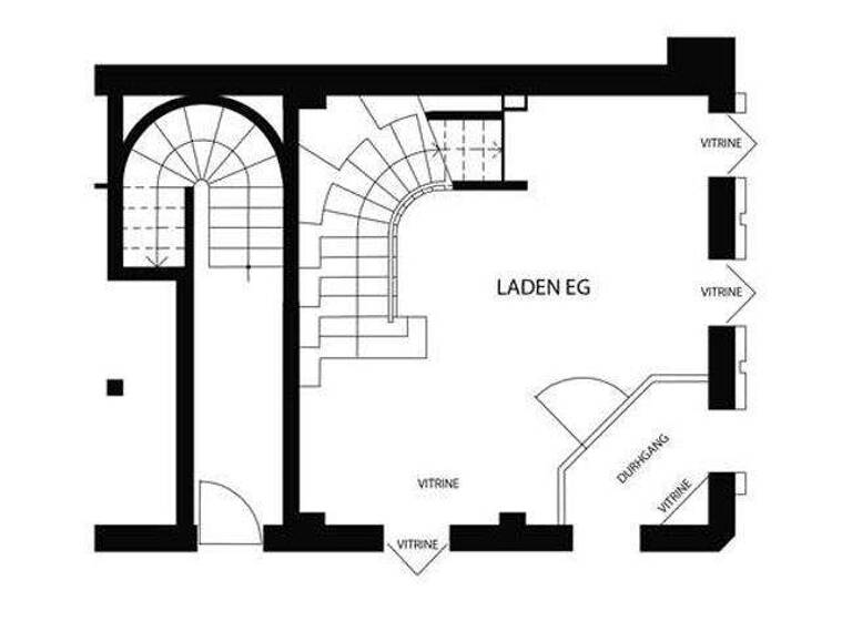 Verkaufsfläche zur Miete 650 € 2 Zimmer 49,6 m² Verkaufsfläche Mühlenbrücke 1 Innenstadt Neumünster 24534