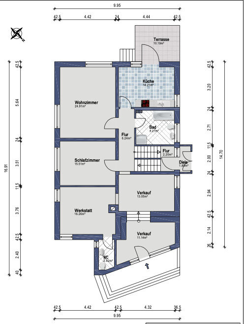 Wohn- und Geschäftshaus zum Kauf als Kapitalanlage geeignet 539.000 € 5 Zimmer 217 m²<br/>Fläche 1.277 m²<br/>Grundstück Fredersdorf-Süd Fredersdorf-Vogelsdorf 15370